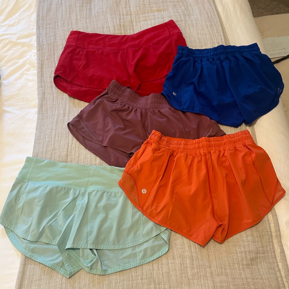 Lululemon Speed-up & Hotty hot shorts